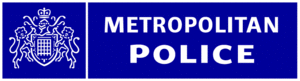 Display display met police logo