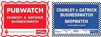 Shop and pub watch logos