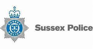 Display sussex police logo and wording